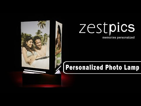 Photo Lamp, Rotating Photo Lamp, Buy Customised Lamps Online|Zestpics