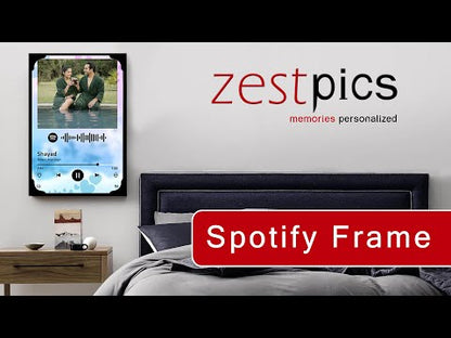 Buy Custom Spotify Frame, Spotify Photo Frame, Spotify Code Frame