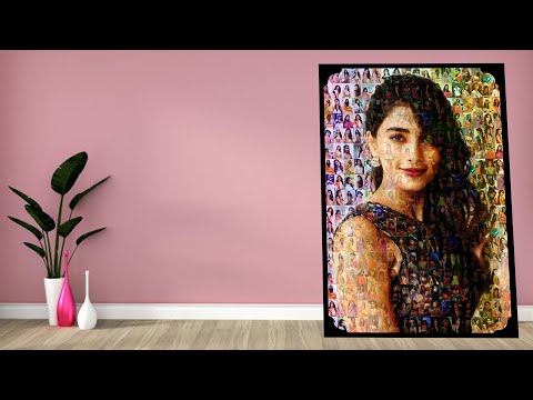 Mosaic Photo Frame, Photo Mosaic, Buy Personalized Mosaic Photo Frame Online in India