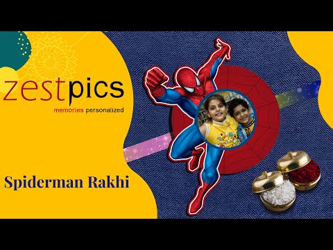 Spiderman Rakhi, Kids Rakhi, Rakhi Cartoon Online in India | Zestpics