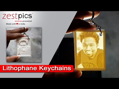 Lithophane keychain on sale