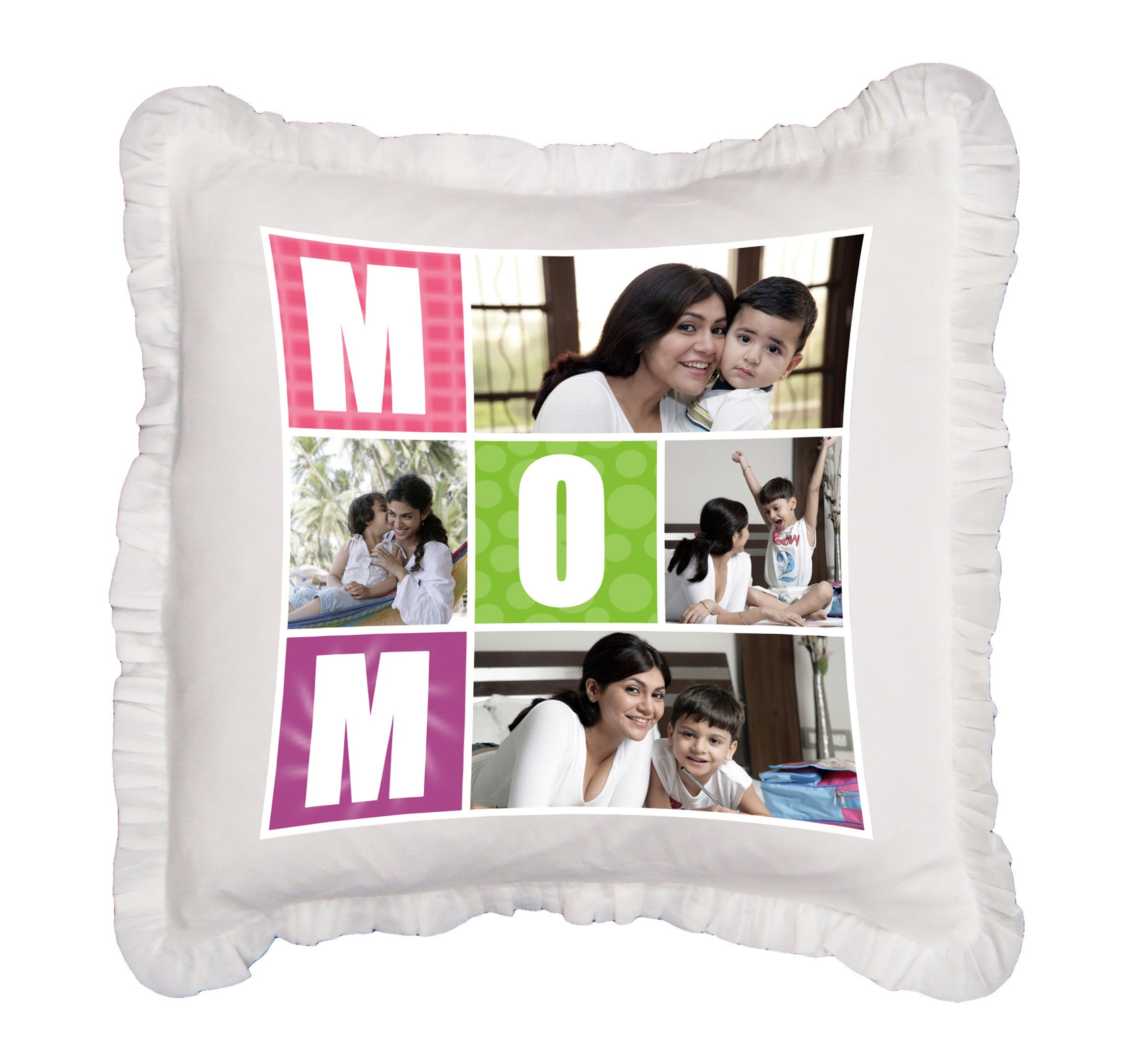 k1gifts Personalized Your Image on Photo Pillow/Cushion Valentine  Day,Birthday,Anniversary, mothers's Day, Father's Day,Raakhi Pillow/Cushion  All Occasions Gifts : Amazon.in: Home & Kitchen